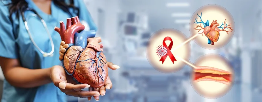 HIV and cardiovascular disease risk factors and management India