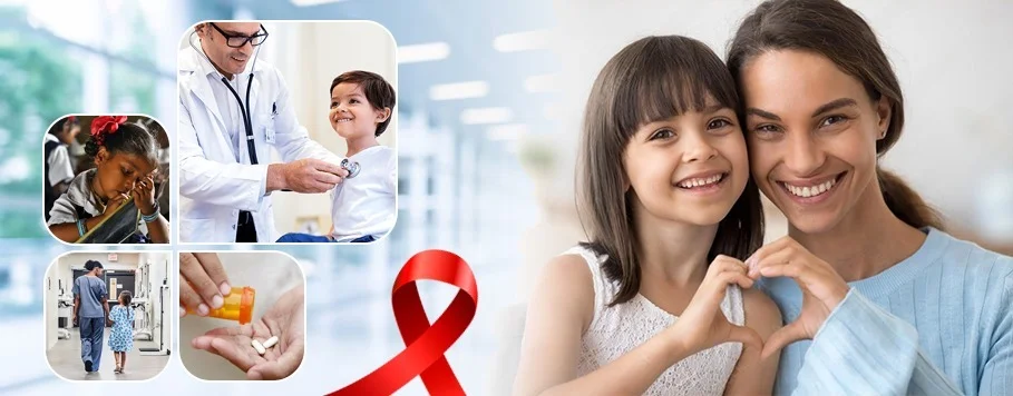 HIV support for children and adolescents CLHIV ALHIV schools families