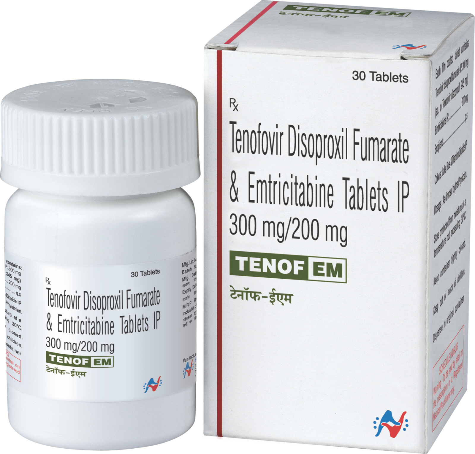 Tenof EM Tablet Bottle