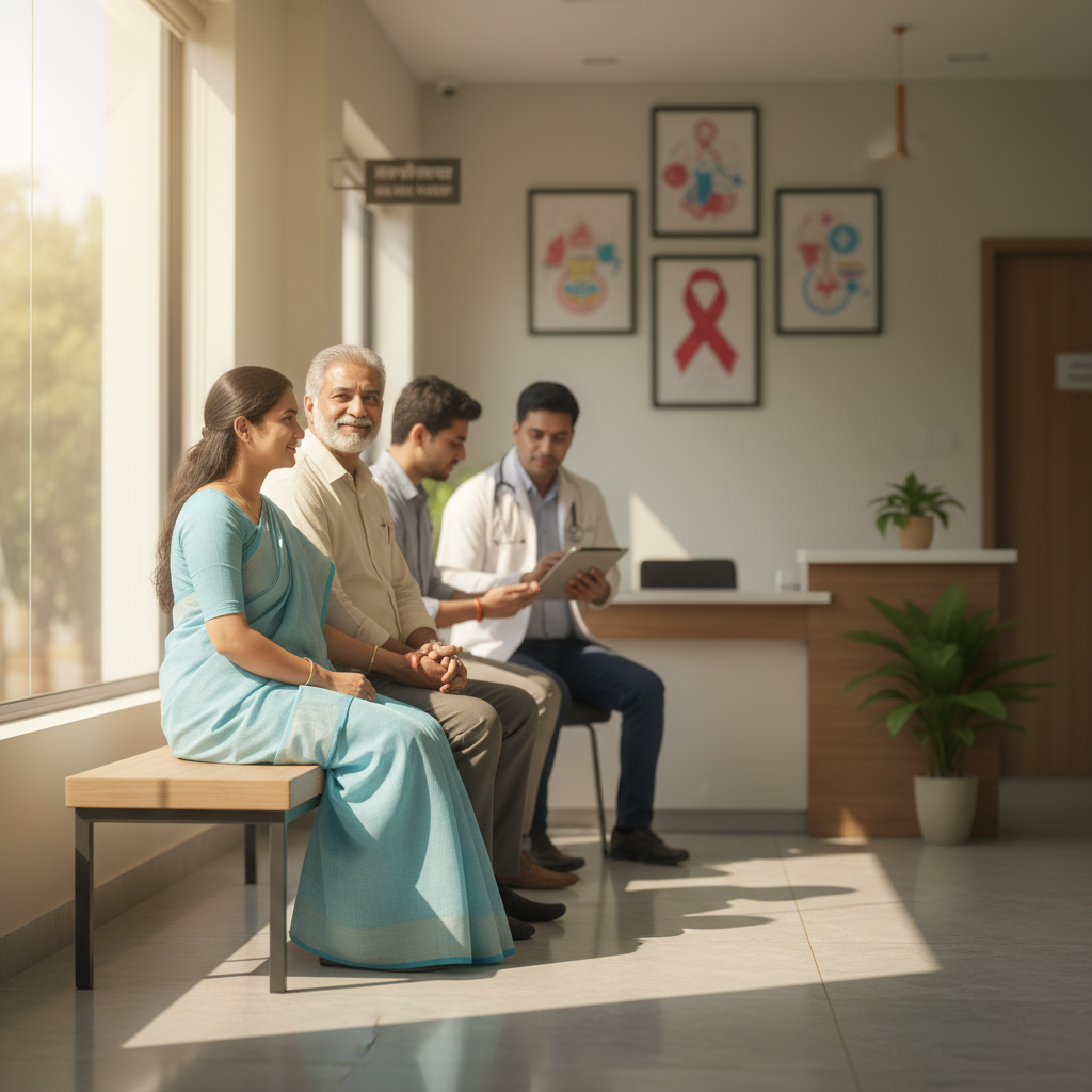 HIV Treatment in India illustration